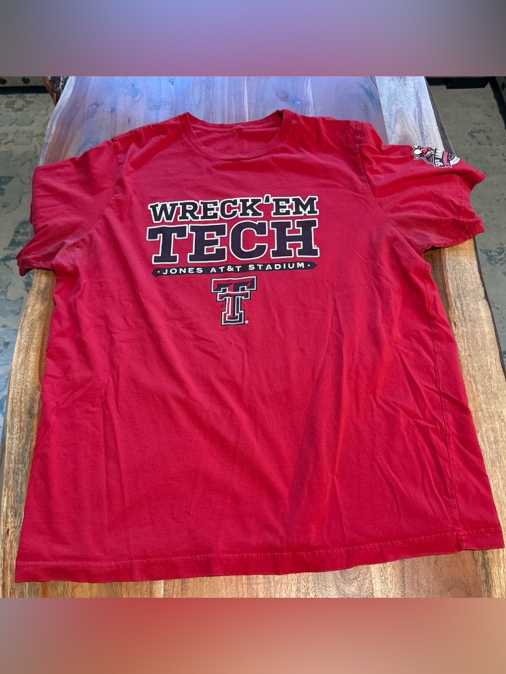 Texas Tech Red Raiders Men’s Wreck 'Em Tech Red 50th Anniversary Graphic Tee XL